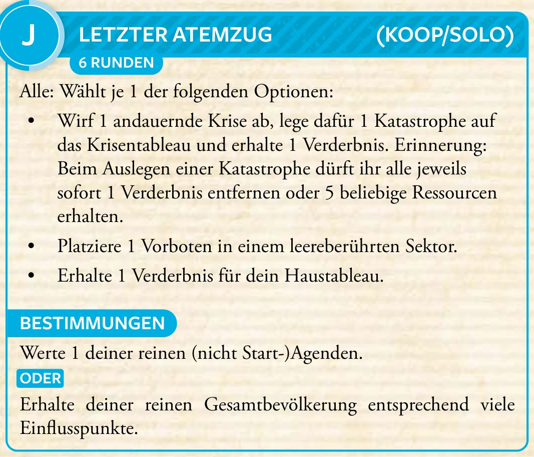 3. Zyklus · J – Letzter Atemzug (Koop/Solo)