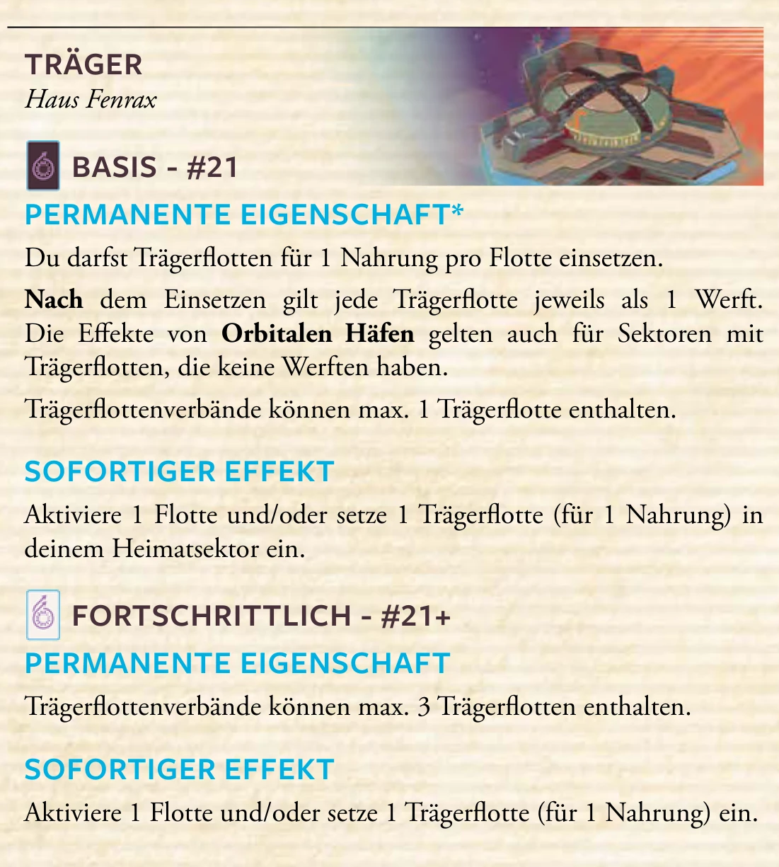 Technologie – Träger