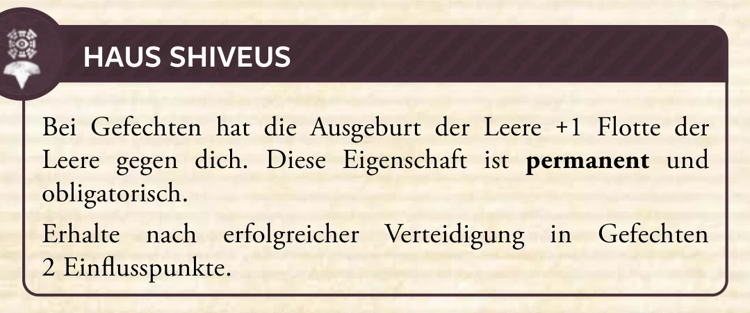 Hauseigenschaft – Haus Shiveus