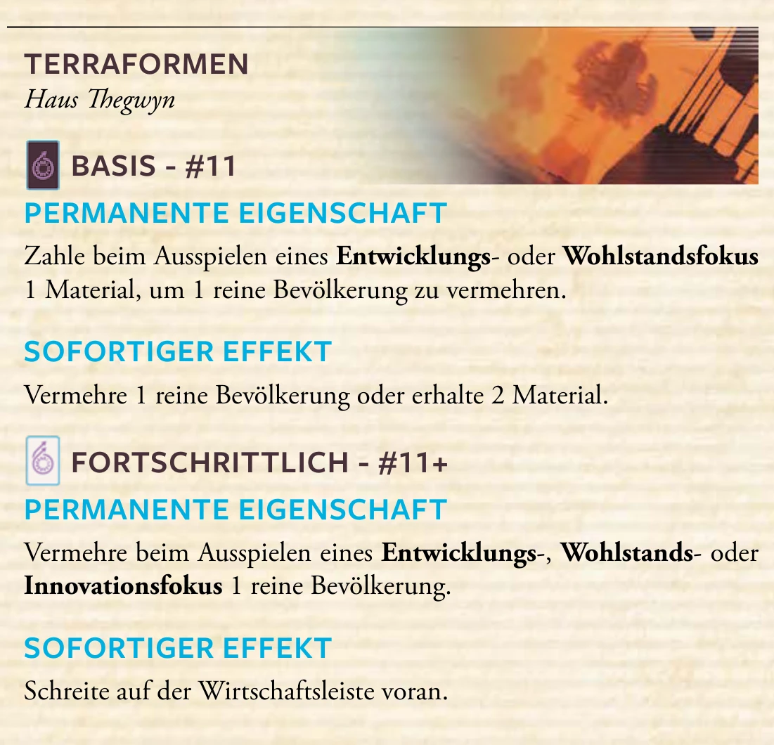 Technologie – Terraformen