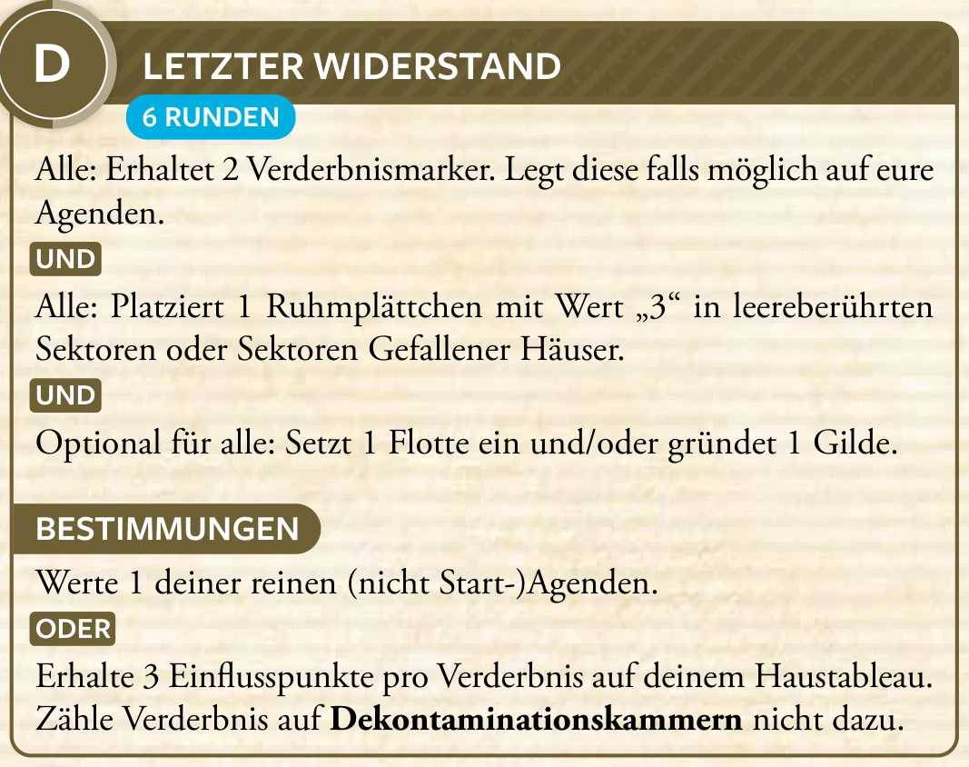 3. Zyklus · D – Letzter Widerstand