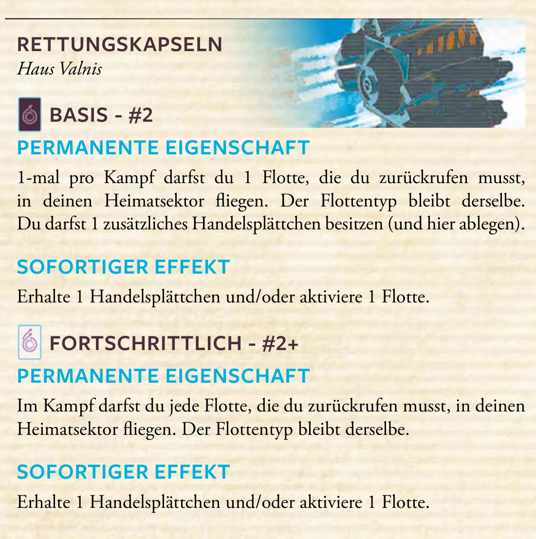 Technologie – Rettungskapseln