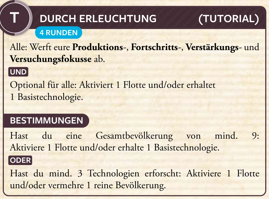 2. Zyklus · T – Durch Erleuchtung (Tutorial)