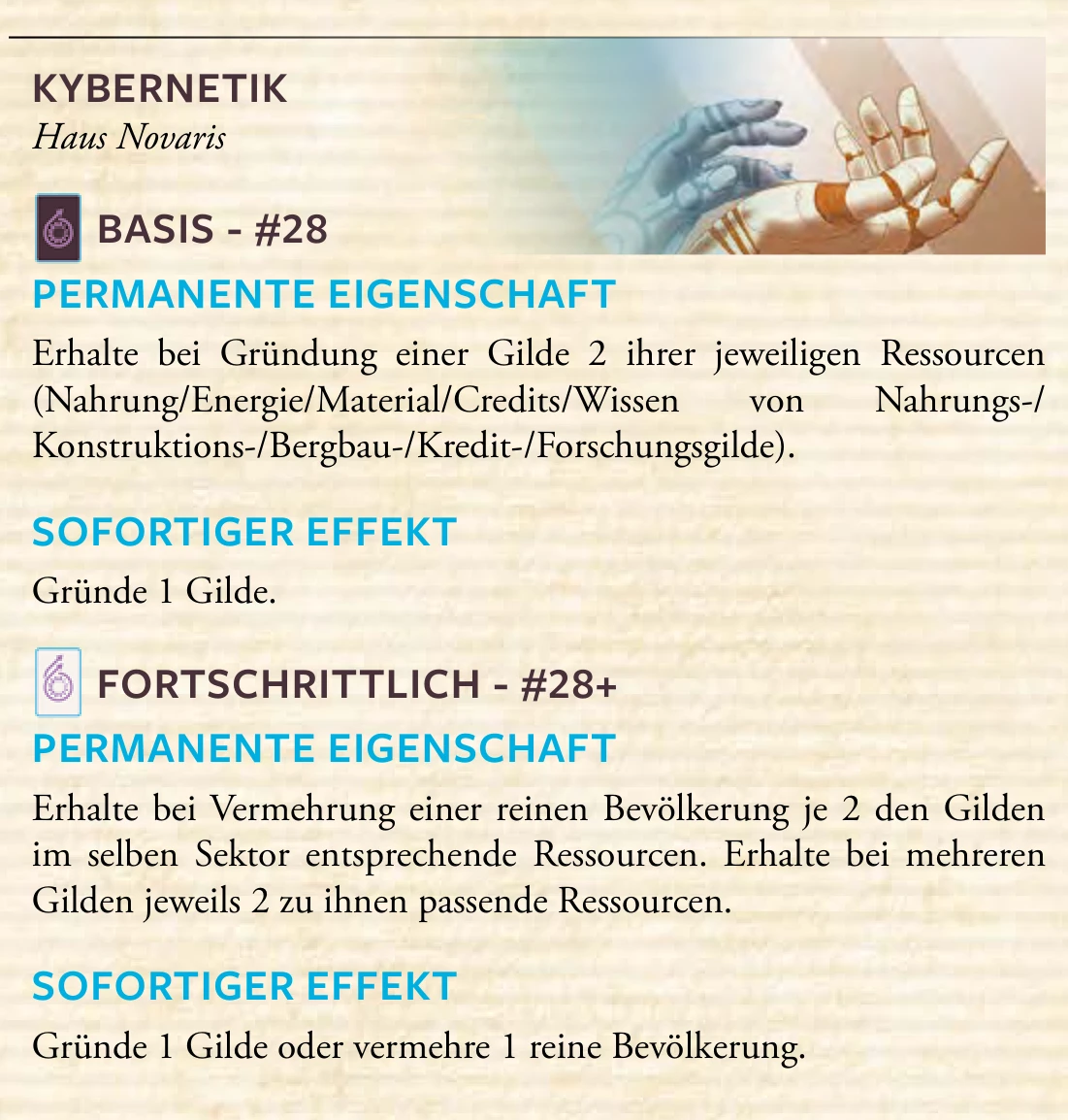 Technologie – Kybernetik