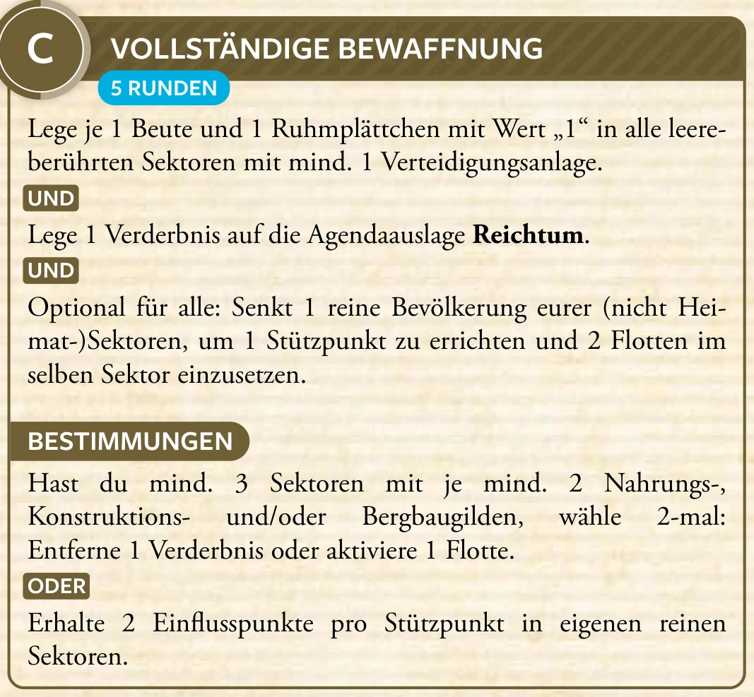 2. Zyklus · C – Vollständige Bewaffnung